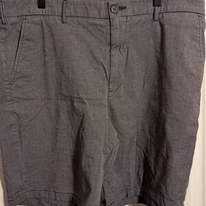 Marc Anthony Gray Chino Flat Front Shorts